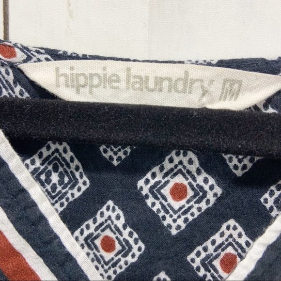 🛍Hippie Laundry Boho Wrap High Low Blouse| Medium - Picture 2 of 8